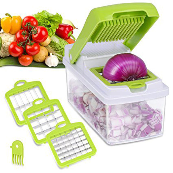 Kitchen Veggie Fruit Dicer Slicer
