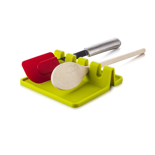 Kitchen Cooking Tools Kitchen Silicone Spoon Rest Utensil Spatula Holder Heat Resistant