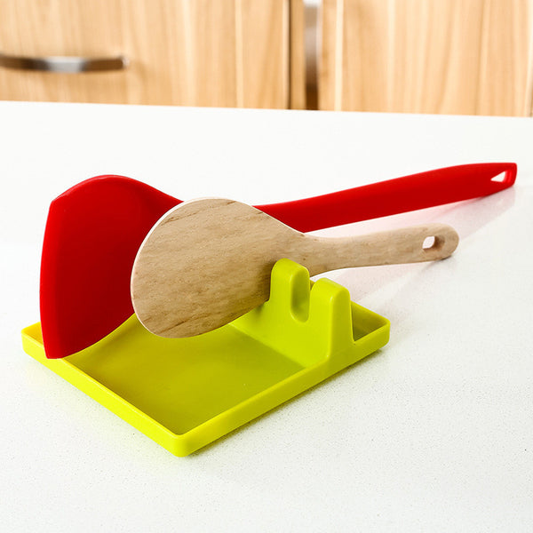 Kitchen Cooking Tools Kitchen Silicone Spoon Rest Utensil Spatula Holder Heat Resistant