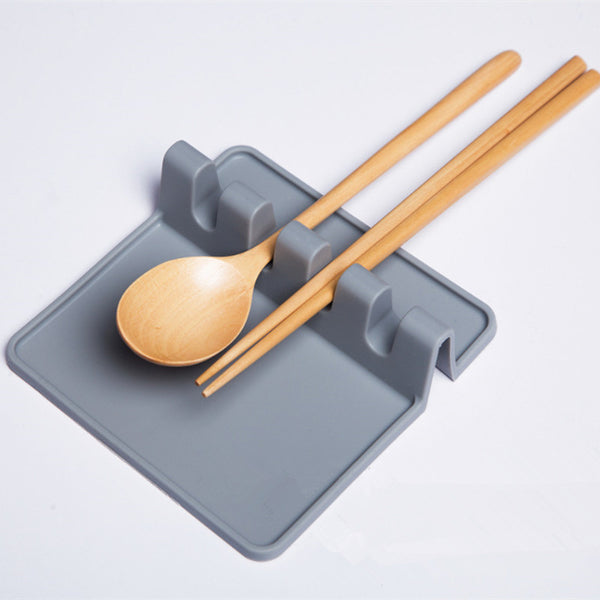 Kitchen Cooking Tools Kitchen Silicone Spoon Rest Utensil Spatula Holder Heat Resistant