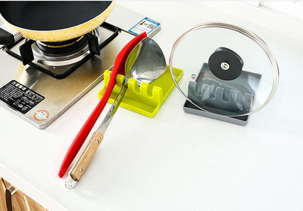 Kitchen Cooking Tools Kitchen Silicone Spoon Rest Utensil Spatula Holder Heat Resistant