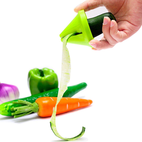 Kitchen Funnel Model Spiral Slicer Vegetable Shred Carrot Radish Cutter